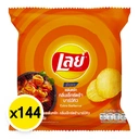 Thumbnail 2 of เลย์ ร็อค มันฝรั่งแท้ทอดกรอบแผ่นหยัก กลิ่นเอ็กซ์ตร้า บาร์บีคิว 11 ก. x 144