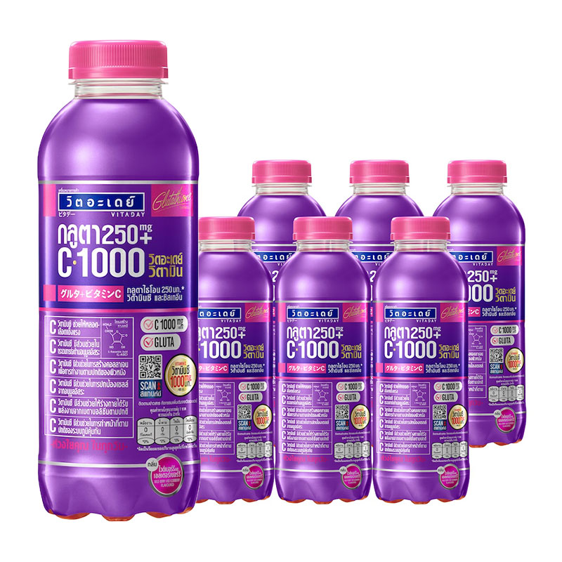 VITADAY Glutathione and Vitamin C 480 ml x 6