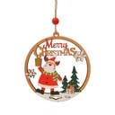 Thumbnail 2 of BKC Wooden Christmas Ornaments #5600-97 Brown Color