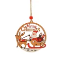 Thumbnail 3 of BKC Wooden Christmas Ornaments #5600-97 Brown Color
