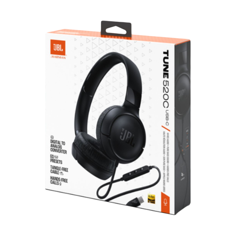 JBL TUNE 520C USB-C Black