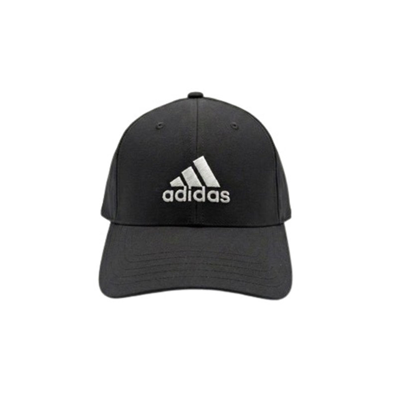 ADIDAS Embroid Baseball Cap Cotton Twin Women Black