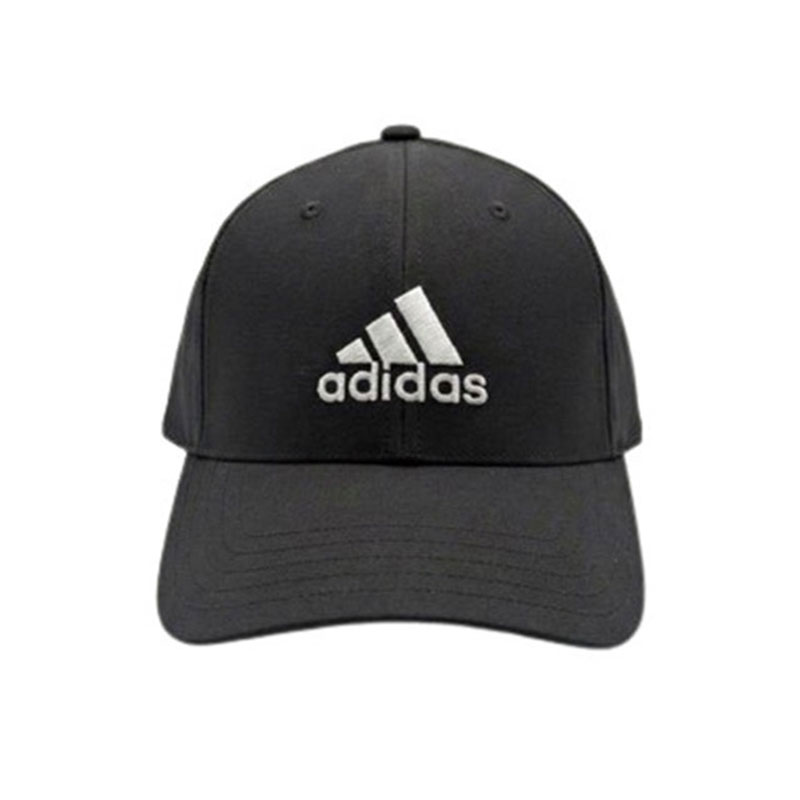 ADIDAS Embroid Baseball Cap Cotton Twin Women Black