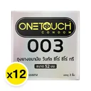 Thumbnail 2 of วันทัช ถุงยางอนามัย 003 ซีโร่ ซีโร่ ทรี ขนาด 52 มม. 3 ชิ้น x 12