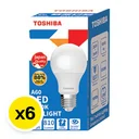 Thumbnail 2 of โตชิบา หลอดไฟแอลอีดี9W E27 (1x6)