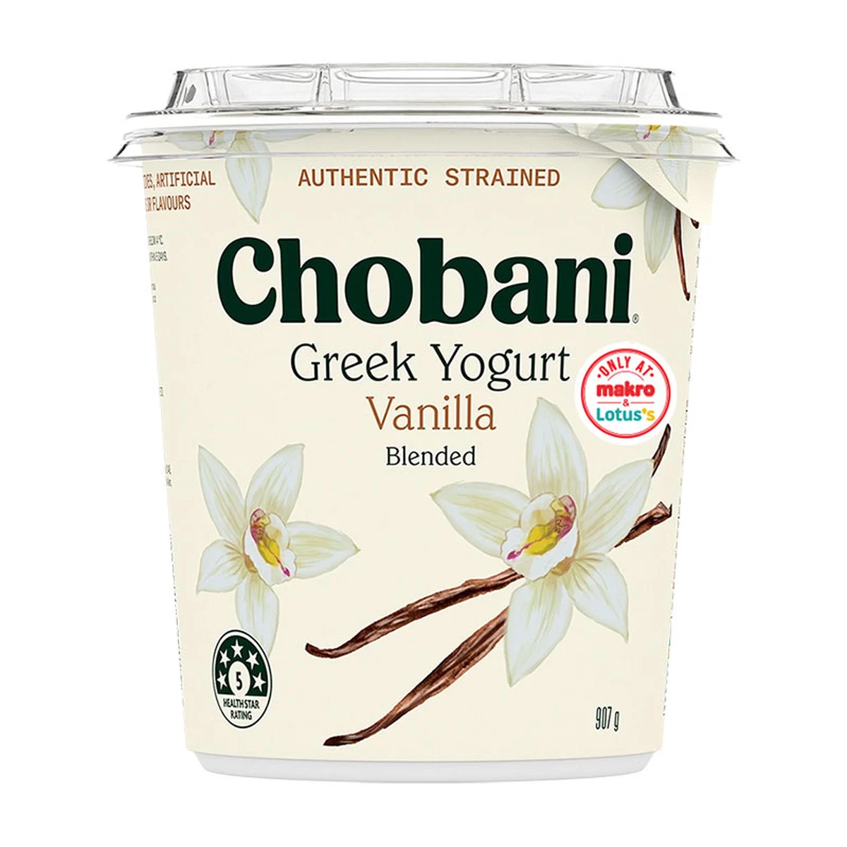 CHOBANI GREEKYOGHURT VANILLA 907G