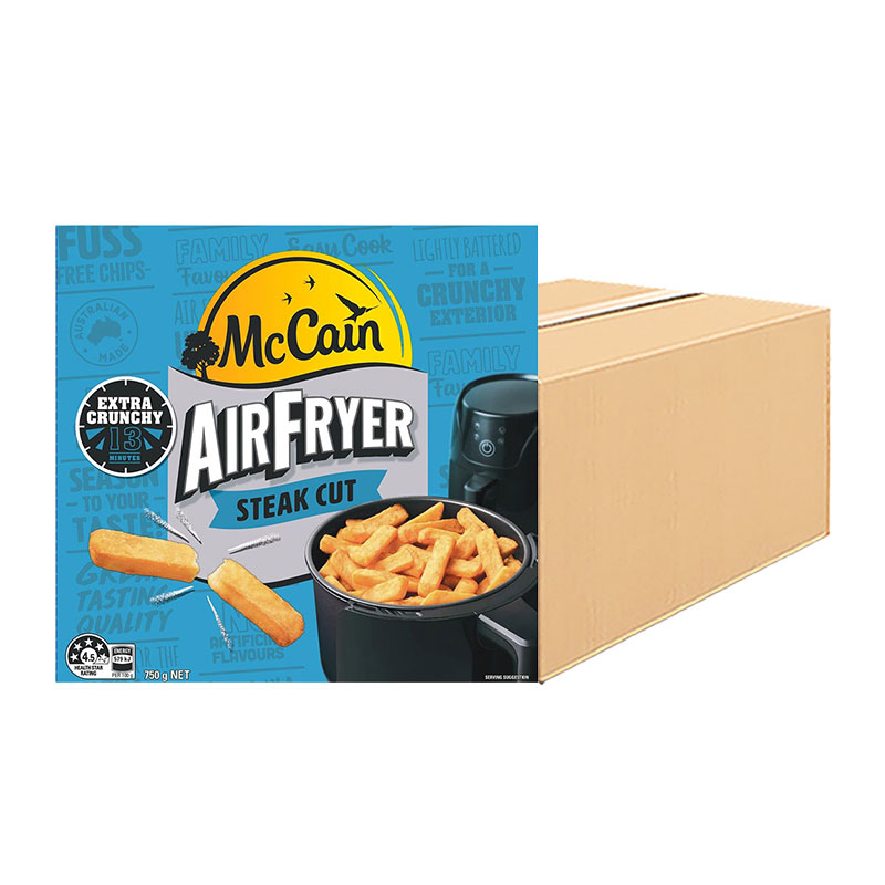 MCCAIN Air Fryer French Fries Steak Cut 750 g x 12