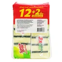 Thumbnail 2 of สก๊อตช์-ไบรต์ แผ่นใยขัดพร้อมฟองน้ำเล็ก 3x4 นิ้ว 12 ชิ้น