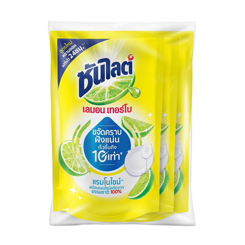 SUNLIGHT Dishwashing Liquid Lemon 500 ml x 3