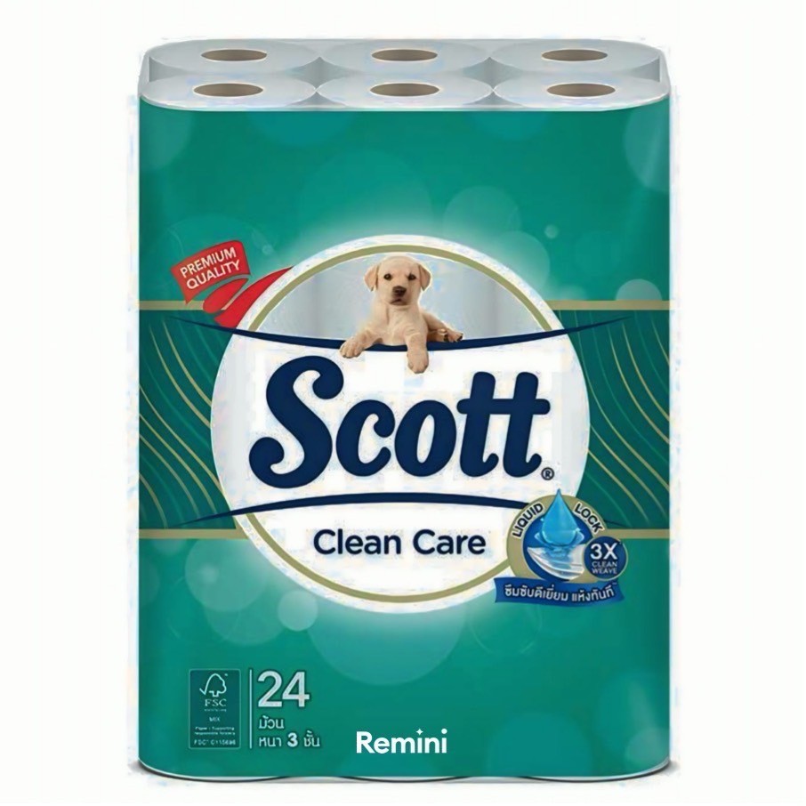 SCOTT Clean Care Toilet Tissue Roll 24 rolls
