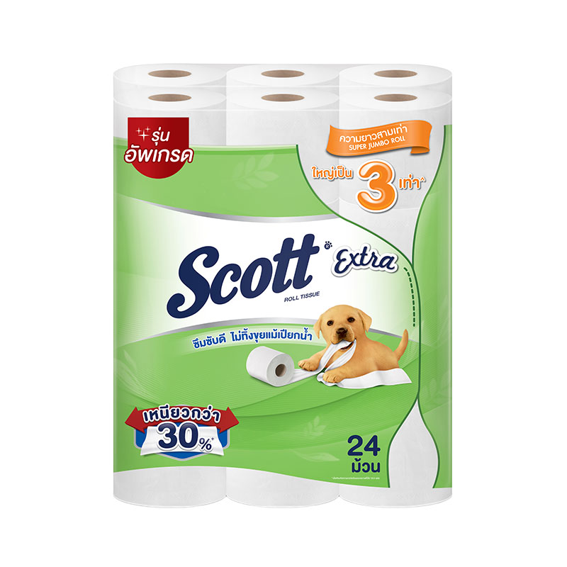 SCOTT Extra Super Jumbo Roll Tissues 24 rolls