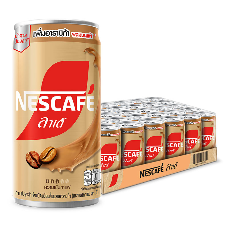 NESCAFE Ready to Drink Canned Coffee Latte 170 ml x 30