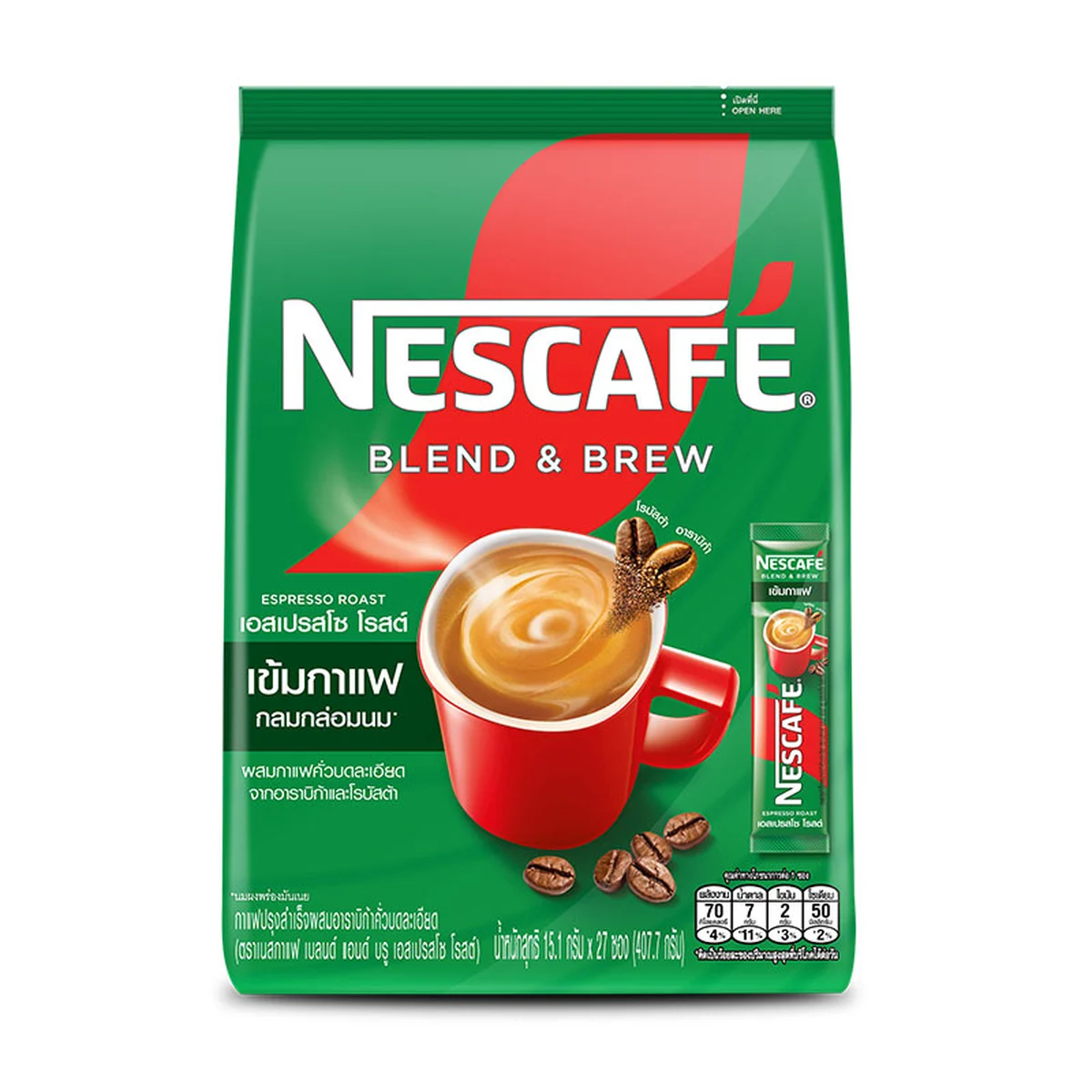 NESCAFE Blend & Brew Instant Coffee 15.1 g 27 sachets