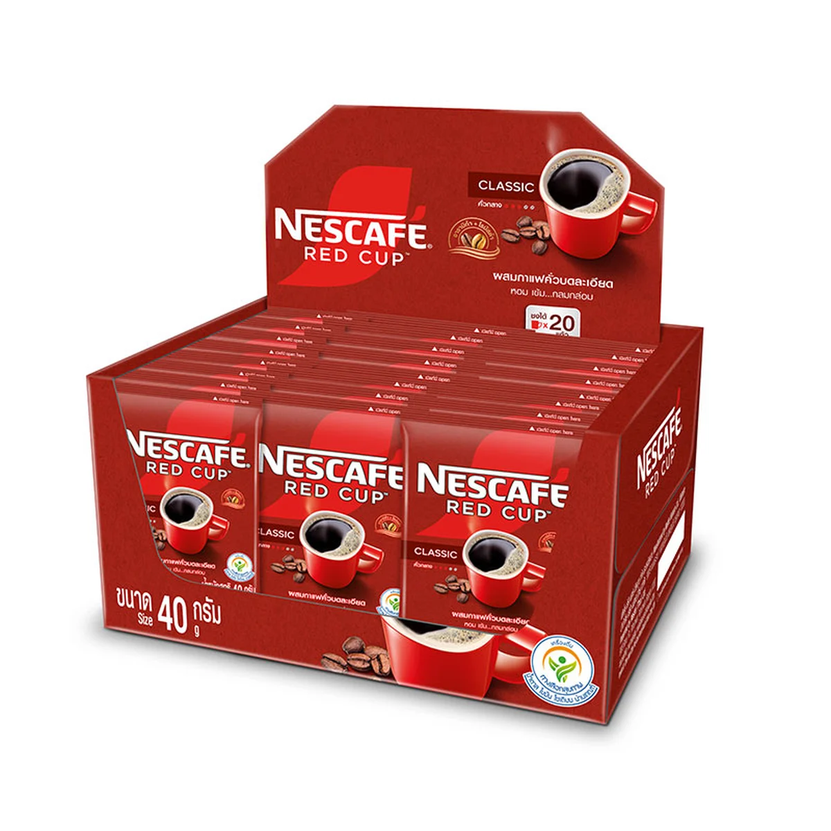 เนสกาแฟ เรดคัพ กาแฟสําเร็จรูป 40 ก. x 24