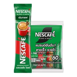 Thumbnail 1 of เนสกาแฟ เบลนด์ แอนด์ บรู เอสเปรสโซ 3อิน1 15.1 ก. 60 ซอง