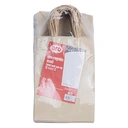 Thumbnail 3 of เอโร่ ถุงกระดาษหูเกลียว 15x8x21 ซม. สีน้ำตาล 50 ชิ้น