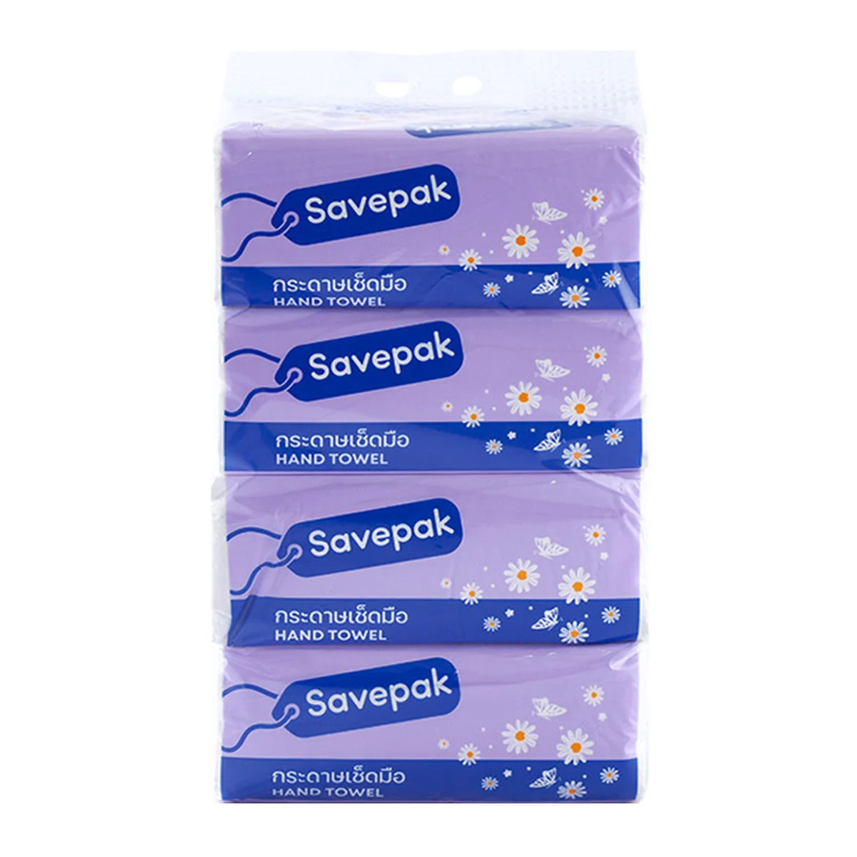 SAVEPAK Hand Towel 2 Ply 250 sheets x 4