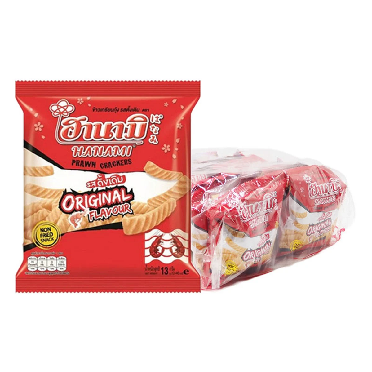 HANAMI Prawn Cracker Original Flavor 13 g x 12
