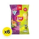 Thumbnail 2 of เลย์ ร็อค มันฝรั่งแท้ทอดกรอบ 2อิน1 รสกุ้งเผา+รสน้ำจิ้มซีฟู้ด 48 ก. x 6