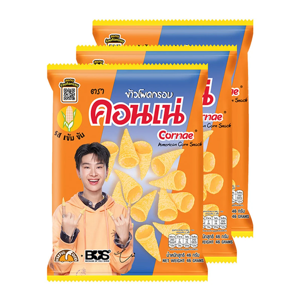 CORNAE Corn Snack 46 g x 3