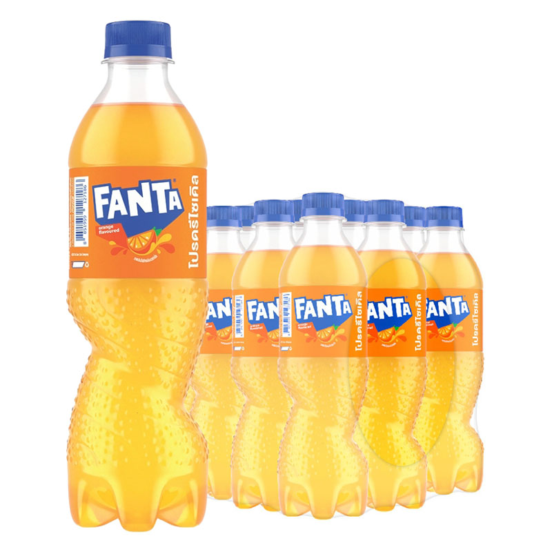 FANTA Soft Drink Orange 450 ml x 12