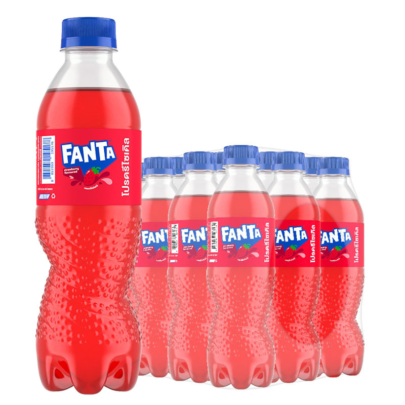 FANTA Soft Drink Strawberry 330 ml x 12