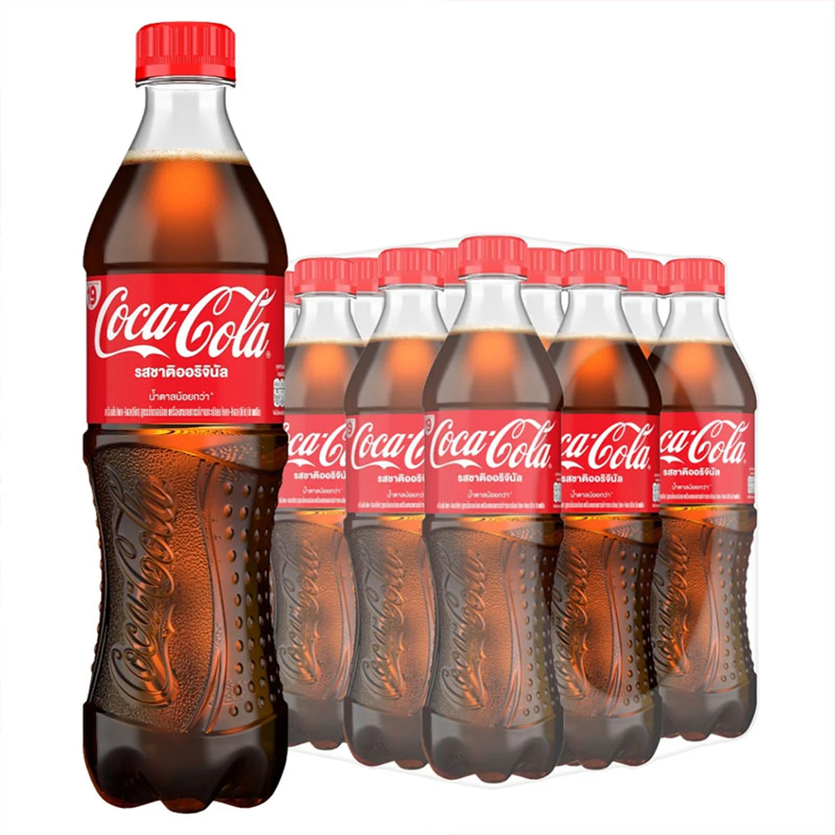 COKE Soft Drink Original Less Sugar 590 ml x 12