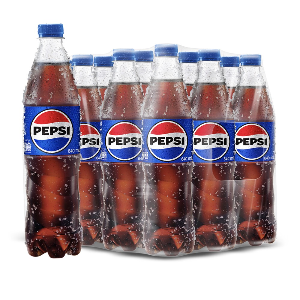 PEPSI Soft Drink 640 ml x 12