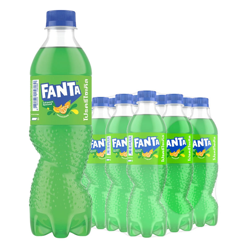 FANTA Soft Drink Fruit Punch 450 ml x 12