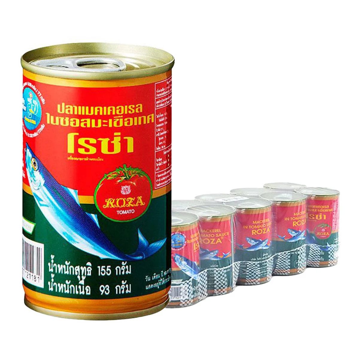 โรซ่า ปลาแมคเคอเรลในซอสมะเขือเทศ 155 ก. x 10