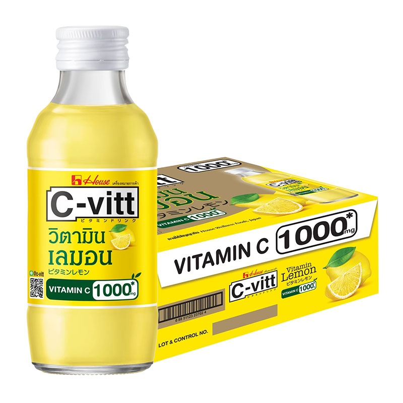 C-VITT Vitamin C Drink Lemon Flavor 140 ml x 30