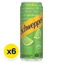 Thumbnail 2 of SCHWEPPES Soft Drink Lime Soda 330 ml x 6