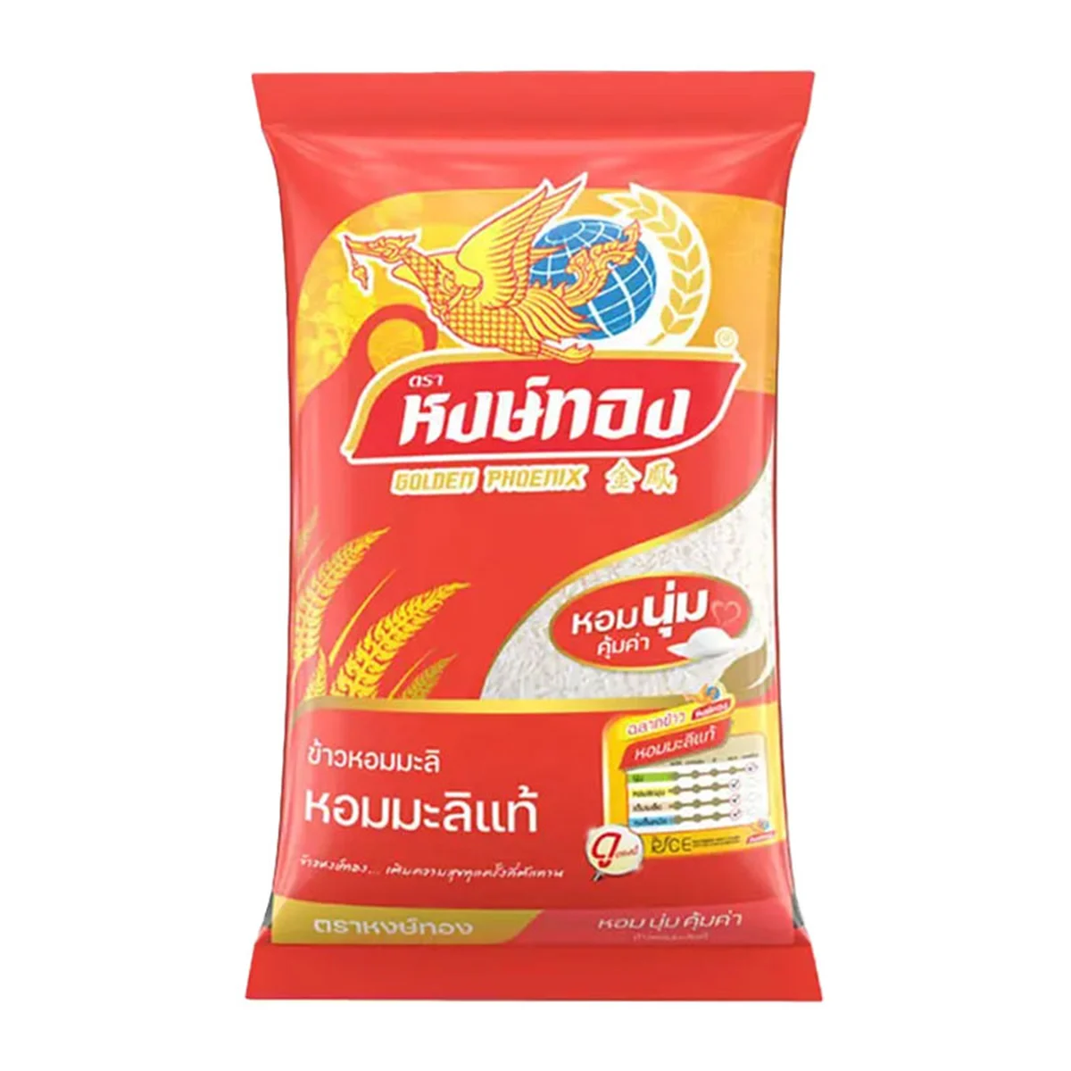 หงษ์ทอง ข้าวหอมมะลิ 5 กก.