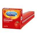 Thumbnail 1 of ดูเร็กซ์ ถุงยางอนามัย กลิ่นสตรอเบอร์รี่ 52.5 มม. 3 ชิ้น x 12