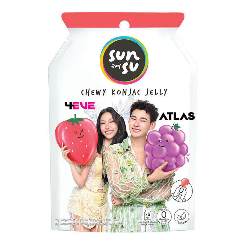 SUNSU Jelly Peach & Lychee 96 g x 6