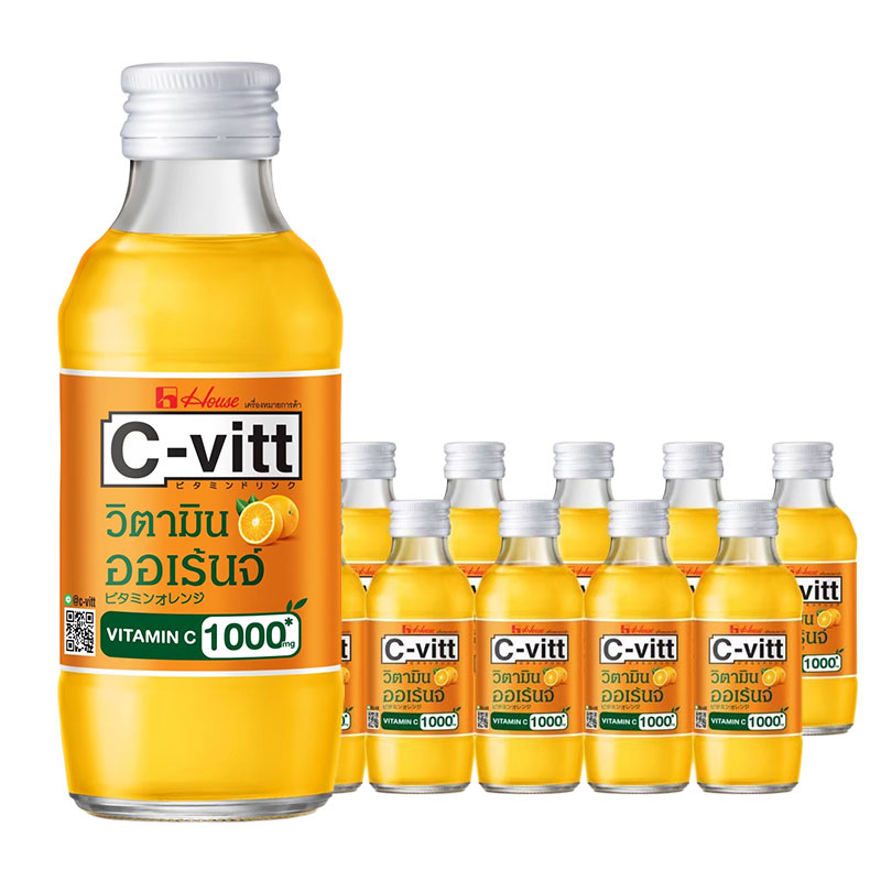 C-VITT Vitamin C Drink Orange Flavor 140 ml x 10