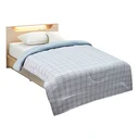 Thumbnail 1 of โมเมนโตผ้านวมบางตารางเทา60X80นิ้ว