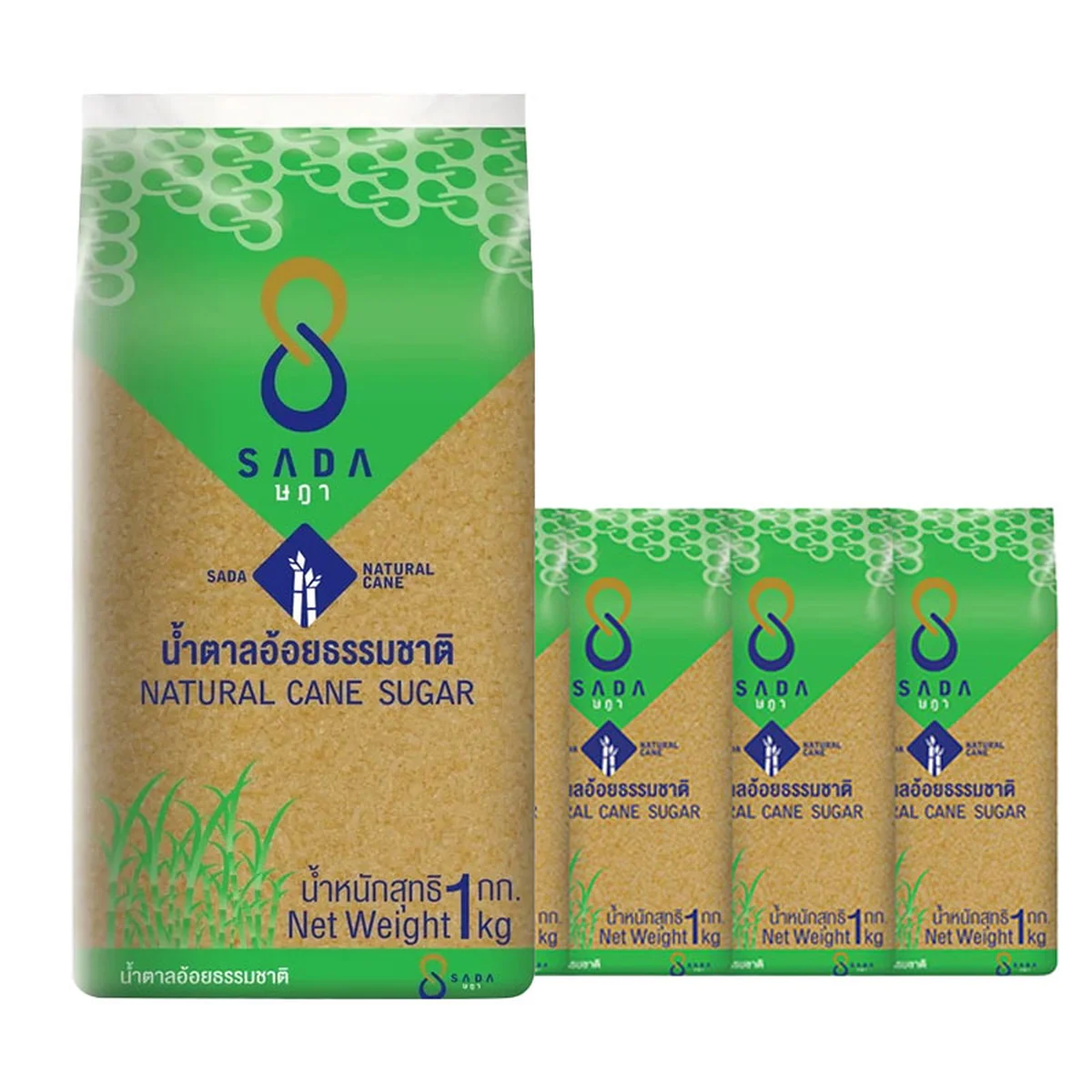 SADA Natural Cane Sugar 1 kg x 5