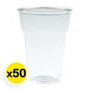 Thumbnail 2 of เอโร่ แก้วน้ำพลาสติก GPPS ใส 16 ออนซ์ x 50