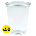 Thumbnail 2 of ARO Plastic Cup PET 12 oz x 50