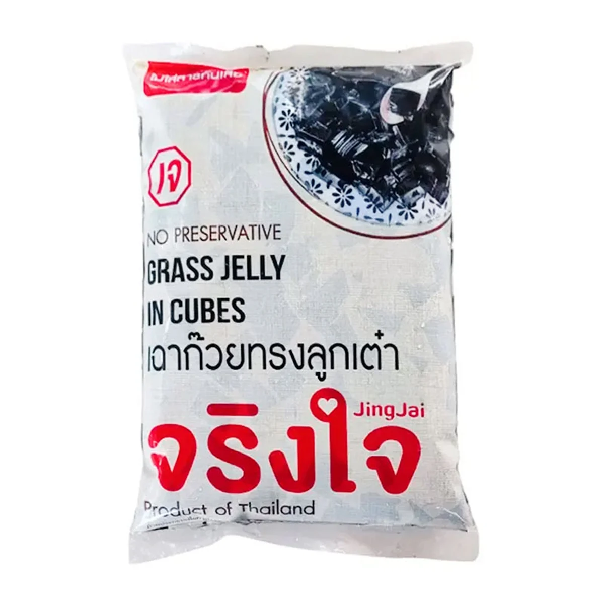 จริงใจ เฉาก๊วยหั่นเต๋า 1 กก.