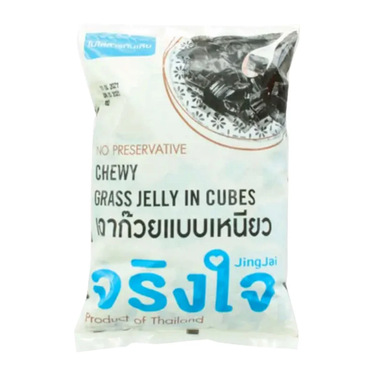 จริงใจ เฉาก๊วยทรงเต๋าแบบเหนียว 1 กก.