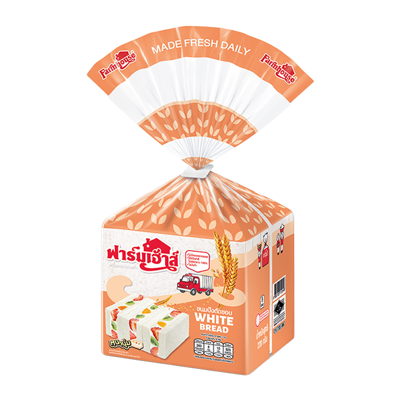 FARMHOUSE Crustless White Bread 220 g