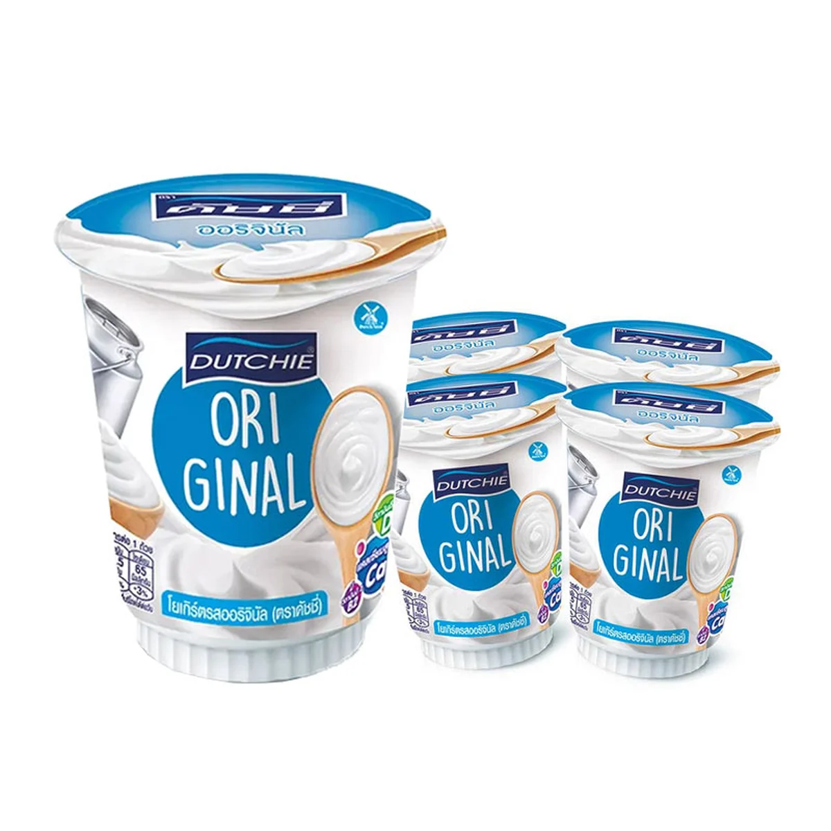 DUTCHIE Plain Yoghurt 135 g x 4