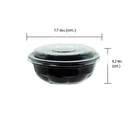 Thumbnail 3 of เอโร่ ชามกลมซากุระ พีพี พร้อมฝา x 25