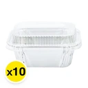 Thumbnail 2 of เอโร่ ถาดฟอยล์พร้อมฝา 230 มล. รุ่น 4432-P x 10