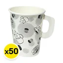 Thumbnail 2 of เอโร่ ถ้วยกระดาษพิมพ์ลาย แบบมีหู คละแบบ 8 ออนซ์ x 50