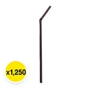 Thumbnail 2 of เอโร่ หลอดงอ 5มม. 21ซม. สีน้ำตาล 250 ชิ้น x 5