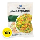 Thumbnail 2 of ARO Frozen Mixed Vegetables 200 g x 5