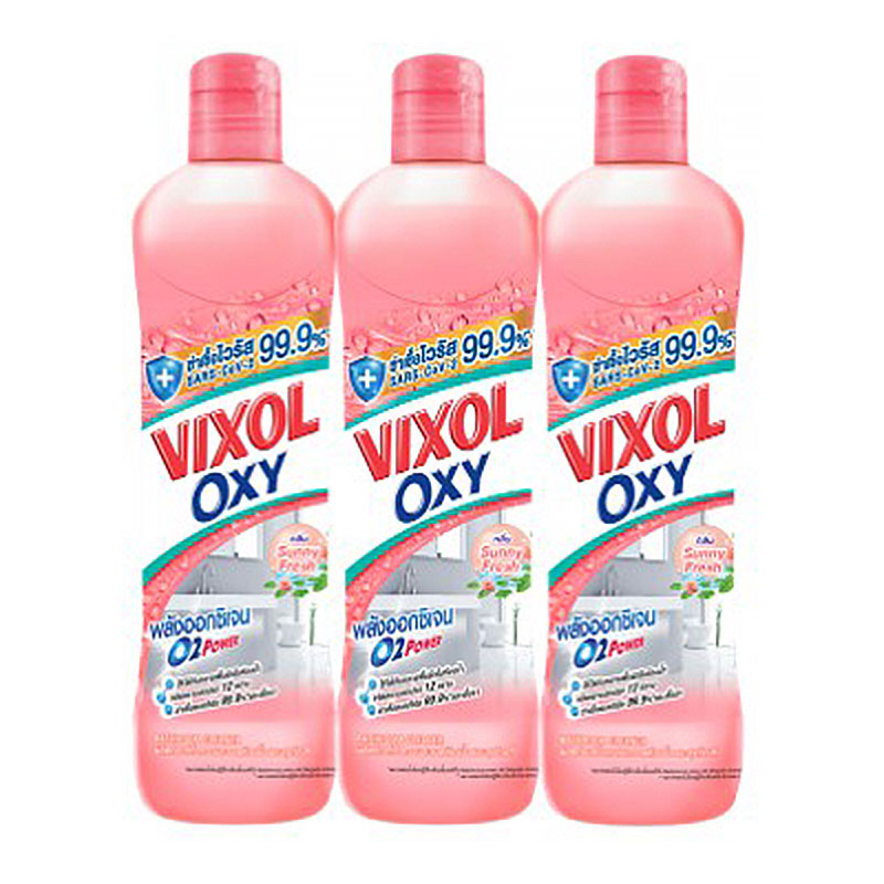 VIXOL Oxy Bathroom Cleaner Sunny Fresh 700 ml x 3